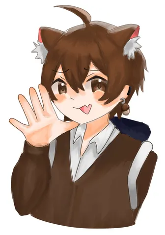 猫耳男子の挨拶