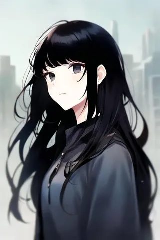 モノクロームの風に揺れる