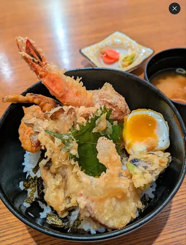 天ぷら丼の海の香り