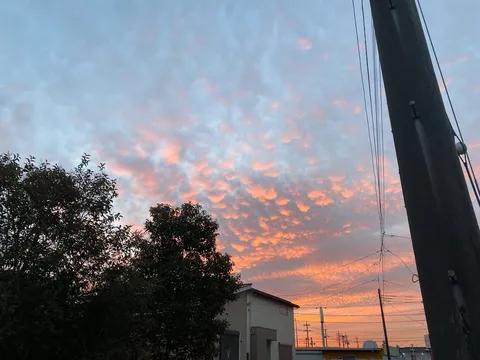散らばる雲の宝石箱
