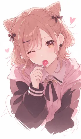 ピンク色に溶ける午後