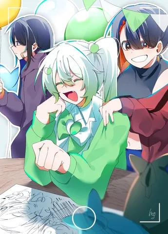 みんなで賑やかな瞬間
