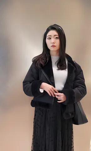 黒が映える冬の静寂
