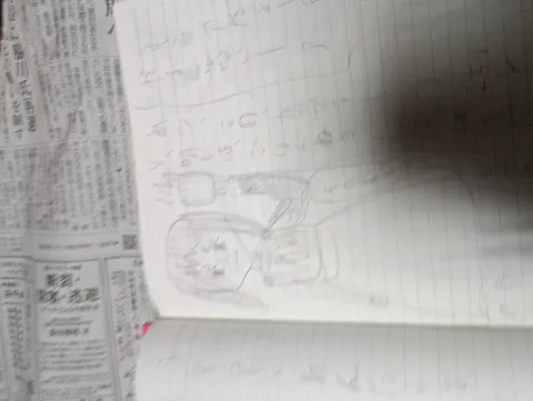 ノートに描かれた日常の断片