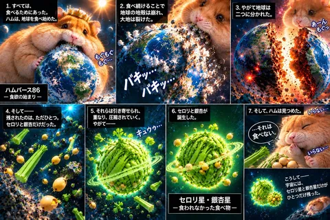宇宙を食べるハムスター